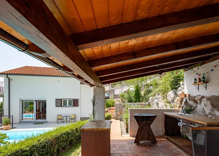 Kvarner With Heated Pool - Happy